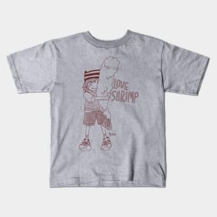 shrimp (light) Kids T-Shirt
